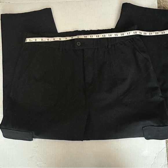 Universal Standard Karlee Stretch Cotton Twill Cargo Pants Black Size 18-20 NWT - Picture 5 of 11